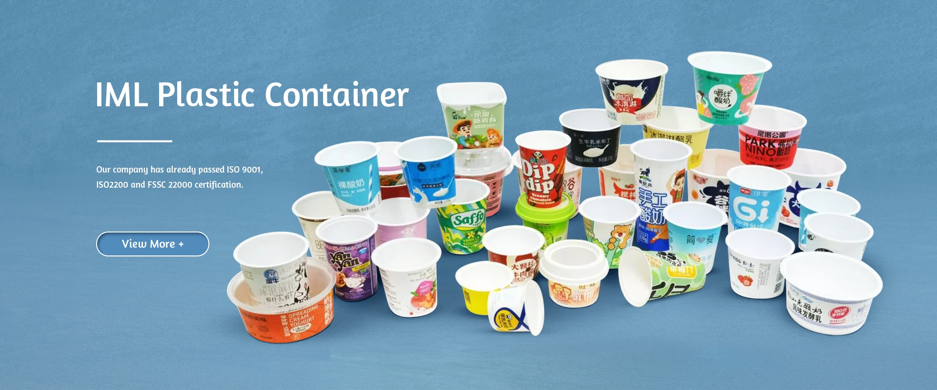 IML Plastic Container Chine