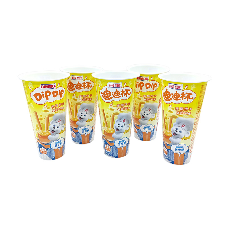 Tasse de crème glacée en plastique PP