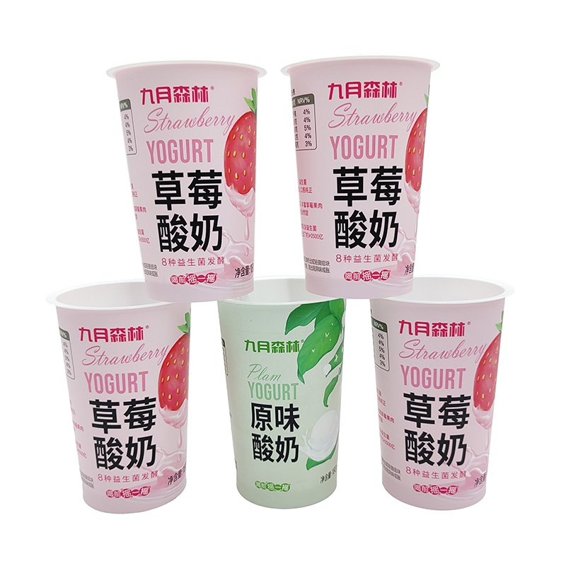 PP Plastic Ice Cream Casse Coignon Yogourt